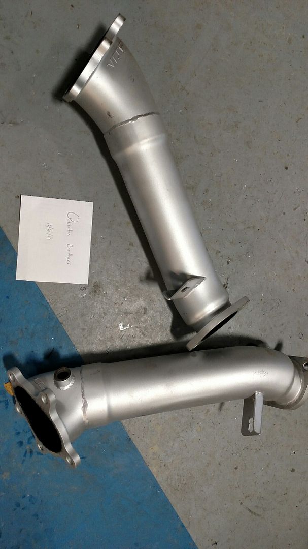 VRSF Coated 3.5 inch down pipes Exhaust GTR Life